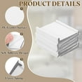 thumbnail image 3 of 6Pack Door Corner Seals, Self-Adhesive Door Frame Seal (2"x1.8", White), 3 of 7