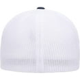 thumbnail image 3 of Flexfit 6511 Trucker Stretch Mesh Fitted Cap, Navy/White, XX-Large, 3 of 5