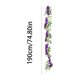 thumbnail image 3 of Guirnalda colgante de glicina artificial, enredadera de flores de seda con hojas verdes para arco de boda, decoración de pared para hogar y jardín, 190 cm, múltiples colores., 3 of 6