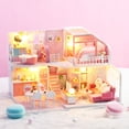 thumbnail image 2 of 趣益雅diy小屋创意礼物生日礼物玩具小屋模型玩具艺术屋 一件代发as the picture Deng Xun unisex, 2 of 2