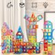 thumbnail image 3 of Bloques de construcción magnéticos de 50 piezas: tamaños grandes y pequeños - Juguetes magnéticos de bricolaje para niños - ¡Juego de construcción de diseñador, regalos para niños!, 3 of 4