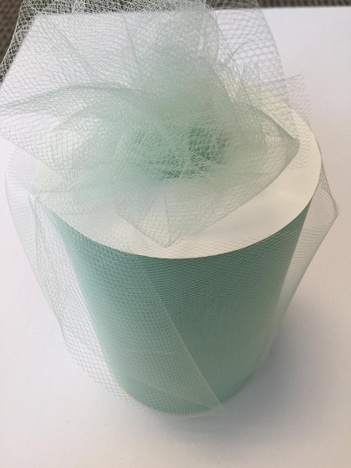 300 feet 34 Colors Available On Sale Now! Tulle Fabric Spool/Roll 6 inch x 100 yards apple green