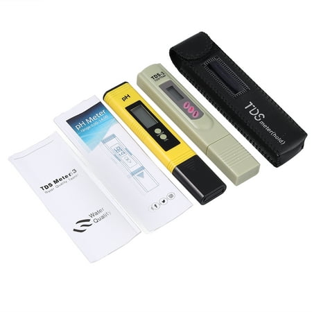 ESYNIC Portable Digital LCD PH Meter Pen + Digital TDS-3 Water quality Meter Tester (Best Digital Ph Tester)