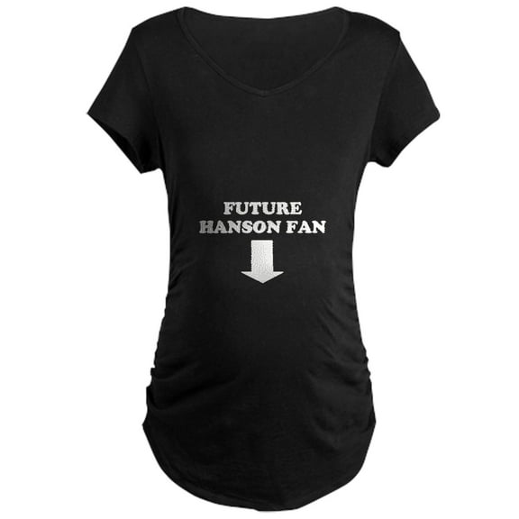 CafePress - Future Hanson Fan - Maternity Dark T-Shirt