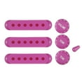 thumbnail image 4 of Pink Guitar Pickup Cover and Knobs Switch Tip Set DIY Parts, 4 of 8