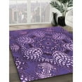 thumbnail image 2 of Ahgly Company Indoor Rectangle Patterned Tyrian Purple Area Rugs, 5' x 7', 2 of 6
