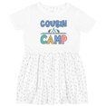 thumbnail image 3 of Inktastic Cousin Camp Summer Grandma Party Girls Toddler Dress, 3 of 5