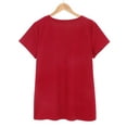 thumbnail image 5 of Scrub Tops V-Neck Tops with Pockets Easy Care Uniforms Red Scrub Tops for Women Easy Care Womens Scrubs, 5 of 8