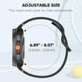 thumbnail image 6 of REQO Silicone Bands Compatible with Samsung Galaxy Watch 8 Band 40mm 44mm, Galaxy Watch 8 Classic Band 46mm, Waterproof Soft Wristband Sport Strap for Galaxy Watch 8 2025 Women Men, 6 of 7