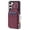 Winered, variant on Crossbody Wallet Case for Samsung Galaxy S23 Plus with Card Slot Holder, Magnetic Flip Folio Purse Case, PU Leather Zipper Handbag with Detachable Lanyard Strap & Shoulder Strap, Purple