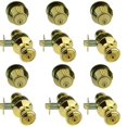thumbnail image 3 of NU-SET 6xT160KA Economic Contractor Lockset, Brass Plated, 6 SETS, 3 of 3