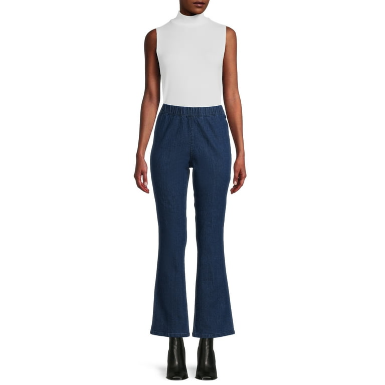 RealSize Women s Pull On Bootcut Jeggings Available in Regular and Petite