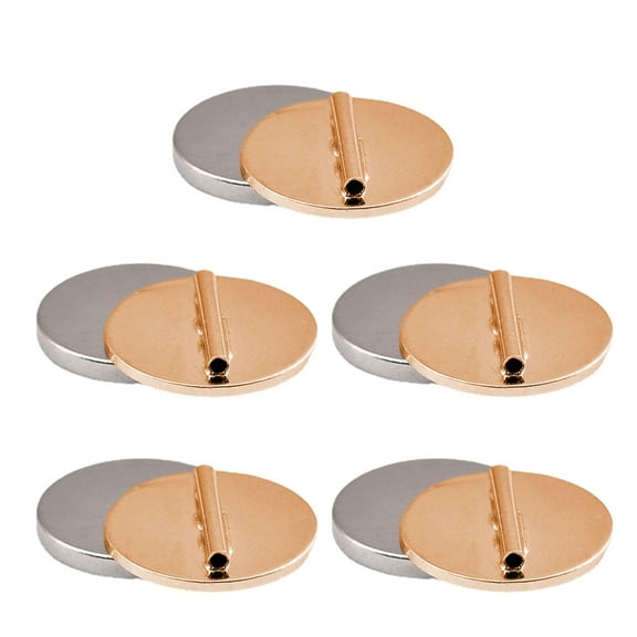 5Pcs Strong Magnetic Brooch Converter Pin Keepers Harm-Free Clothing Magnet Buckle Tie Free Clothing Mini Brooch Adapter