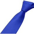 thumbnail image 4 of KOOELLE Men's Ties Solid Pure Color Plain Neckties Formal Black Ties For Men, 4 of 6