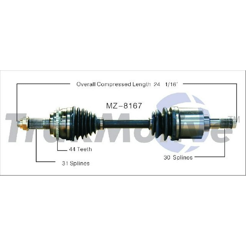 OE Replacement for 20062007 Mazda 6 Front Left CV Axle Shaft