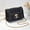 Large, black [recommended by the store manager], variant on Versatile fashion chain bag Premium shoulder oblique span bag Embroidery embroidery women's bag Mini small square bag Exquisite mobile phone bag