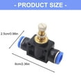 thumbnail image 6 of Pneumatic Fitting Pipe Connector Tube Air Quick Fittings Replacement Pneumatic Air Hose Couplers Push In Hose Couping, 6 of 7