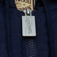 thumbnail image 4 of Men's Mitchell & Ness Navy Indiana Pacers Playmaker Full-Zip Hooded Windbreaker Jacket, 4 of 6