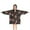 Black, variant on Red Mushroom Gnome Dark Green Pattern Blanket Hoodies for Kids 6-13YR Oversize Wearable Blanket Hoodies for Boys Girls Teens