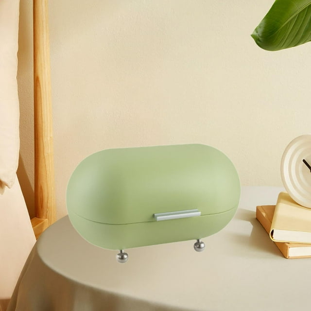 Caja de almacenamiento de pan Caja de almacenamiento de pastelería de encimera Caja de almacenamiento de utensilios de cocina Caja de pan de mostrador verde