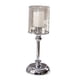 thumbnail image 2 of Portavelas de Pilar con Candelabro de Vidrio Base de Metal Robusta Pantalla Decorativa, 2 of 9