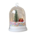 thumbnail image 2 of de Navidad LED en cúpula, decoraciones de mesa navideñas, adorno de Navidad, artesanía DIY para sala de estar, decoración de fiesta y Festival Luz cálida B, 2 of 8