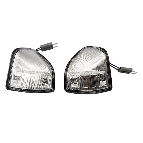 SecosAutoparts 2Pcs LED Side Mirror Turn Signal Lights Fit for Dodge Ram 1500 2500 3500 4500 5500 Replace #68302828AA 68302829AA