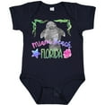 thumbnail image 3 of Inktastic Miami Beach Florida Cute Swimming Manatee Boys or Girls Baby Bodysuit, 3 of 5