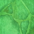 thumbnail image 1 of Ahgly Company Machine Washable Indoor Square Transitional Lime Green Area Rugs, 8' Square, 1 of 7