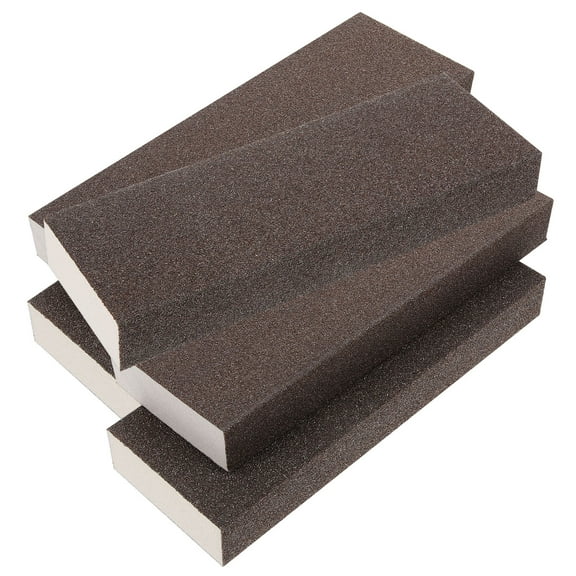 5 Pcs Sponge Sanding Block Sandpaper Assortment Polishing Tool Furniture Set Pads for Wood Crafts