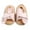 Pink, variant on Hotiary Infant Baby Girls Soft Open Toe Sandals Toddler Summer PU Leather Bowknot Sandals Flower Princess Flat Shoes Pink for 0-18M
