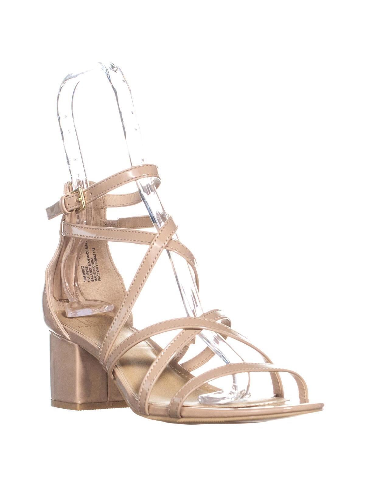 block heel nude mules