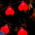 thumbnail image 4 of Fiudx Luz Solar Love, Decoración para Patio Exterior, Iluminación Led Colorida, Lámpara de Llama Impermeable, Iluminación para Fiestas Navideñas, Acentos para Caminos de Jardín, Paquete de 8 con Pane, 4 of 5