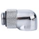 thumbnail image 4 of 90 Degree Rotary Fitting for PC Water Cooling - G1/4 Thread Bending Connector Silver., 4 of 5