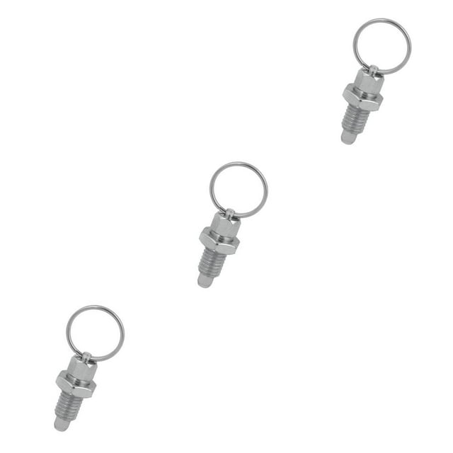 Guardoinrt Poussoir d'Index Réglable avec Anneau Ergonomique à Tirer, Verrou Robuste à Ressort, Acier Inoxydable M16-10, Ensemble de 3