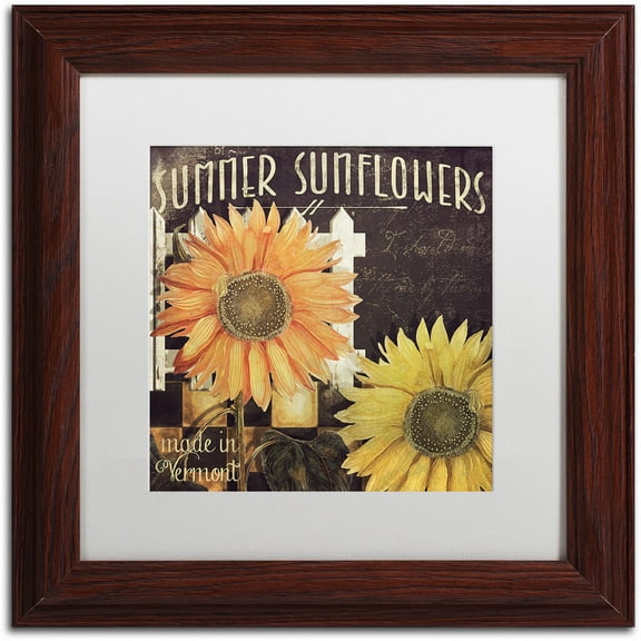 Trademark Fine Art "Vermont Farms XI" Canvas Art by Color Bakery White Matte, Wood Frame