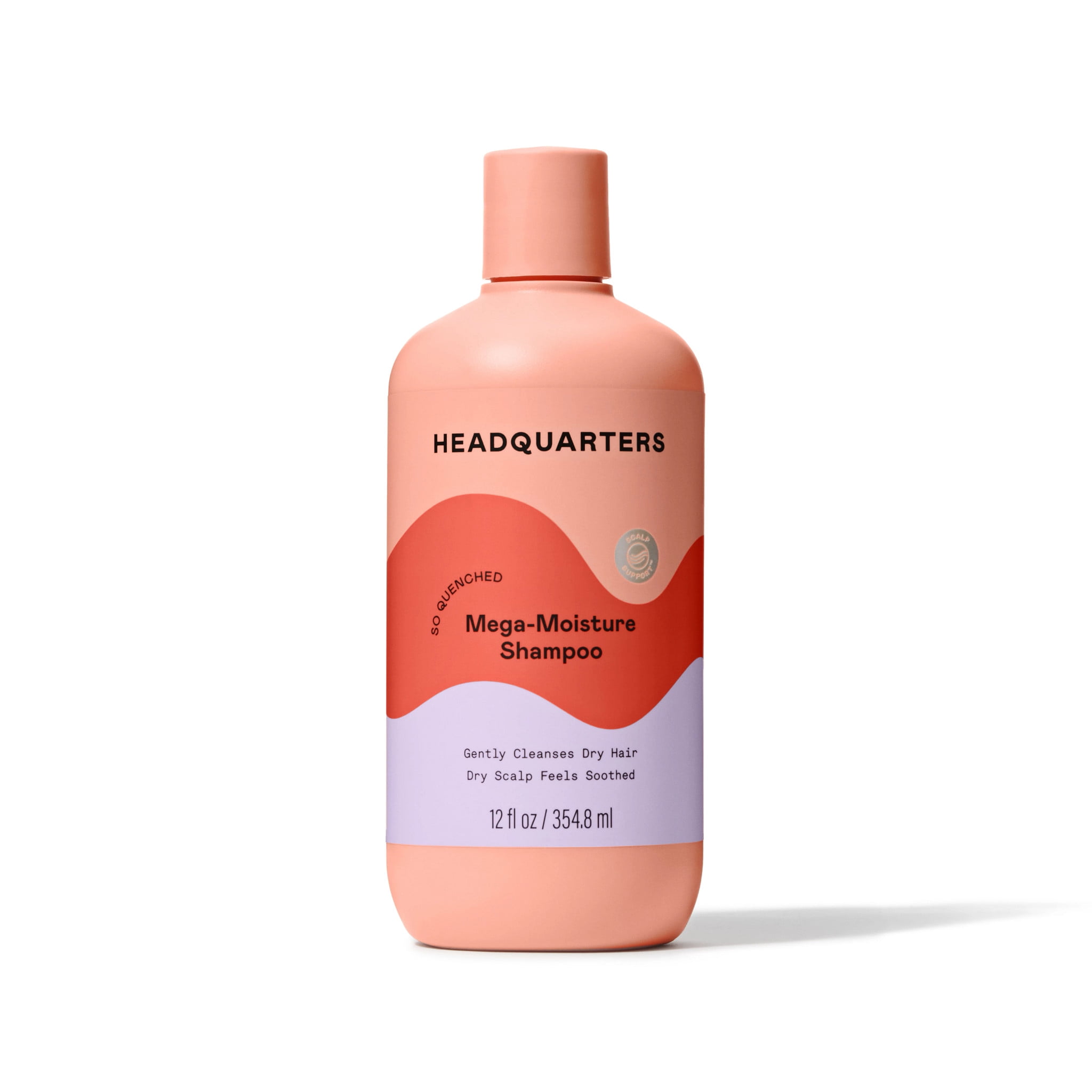 Headquarters Mega-Moisture Shampoo for Dry Scalp and Hair, 12 fl oz