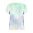 thumbnail image 5 of gbyLJF Black Tunic Tops To Wear with Leggings Women Shirt Linen Tunics for Women Summer Womens Tees Trendy Green XXL, 5 of 5