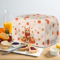 thumbnail image 5 of ZUXONGSY Thanksgiving Pumpkin Cat Toast Cover 2 Slice Kitchen Appliance Covers Wide Slot Quilted Toaster Appliance Dust-Proof Cover Fingerprint Protector Bread Machine Cover Fall Harvest, 5 of 7