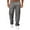 X-488Dark Gray, variant on ZHOGXU Mens Cargo Pants Elastic Waist Solid Color Straight Leg Comfortable Stretch Outdoor Sports Trousers With Pockets For Daily Wear Blue L