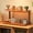 Coffee, variant on Leodye Desk Shelf Organizer Set of 1, Wood Desktop Bookshelf Supplies Storage Rack, Shelf for Top of Desk and Dresser -15.75x5.51x5.71in
