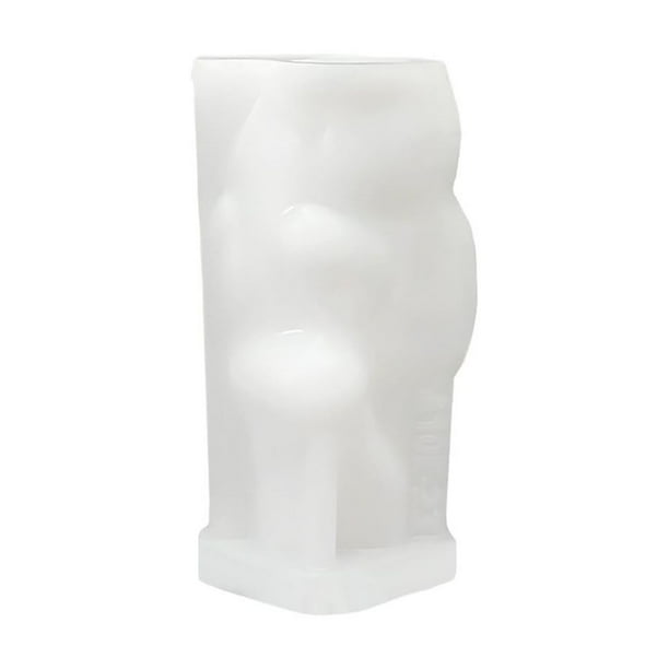 Pisexur Batería de cocina Moldes de Pascua. Molde para hornear con forma de conejo de Pascua. Molde para yeso con forma de conejo de Pascua. Velas de cera de soja. para la cocina del hogar