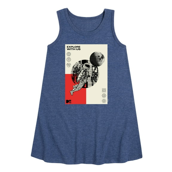 MTV - Explore With Us - Toddler & Youth Girls A-line Dress