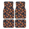 thumbnail image 1 of Kdxio Sunflowers Print Car Floor Mats Universal SUV Front Rear Floor Foot Mats 4-Piece Full Set with Non-Slip Rubber Backing Car Accessories for Most Cars, 1 of 7