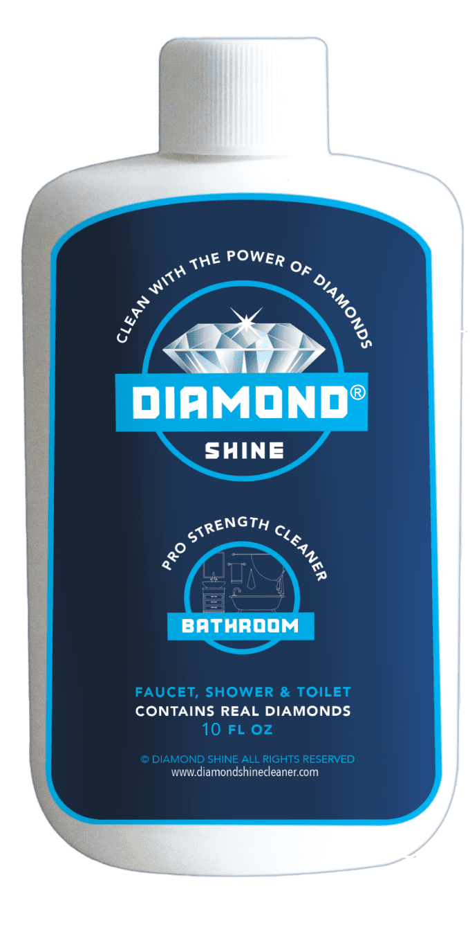 Diamond Shine 10oz Professional Bathroom & Shower Door Cleaner Remove Hard Water Stains and Rust - Toilets - Sinks - Bathtub
