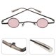 thumbnail image 3 of EeaseMX Gafas de sol pequeñas con montura redonda Gafas creativas Gafas decorativas para fiestas Gafas de playa para hombres y mujeres (rosa), 3 of 7