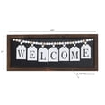thumbnail image 2 of IH Casa Decor Framed Wood Hanging Beaded Welcome Sign, 2 of 4