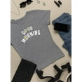 thumbnail image 3 of Good Morning W Daisies T-Shirt Women -Image by Shutterstock, Female 5X-Large, 3 of 4