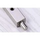 thumbnail image 3 of Cerradura de perno deslizante oculta - 6 pulgadas para puertas francesas, puertas compuestas, puertas de madera, puertas dobles, puertas virtuales, pestillos (2 piezas) -, 3 of 5