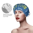 thumbnail image 4 of Balery Great White Shark Shower Caps, Double Layer Waterproof Shower Cap, Double Layers Reusable Shower Cap With Soft Comfortable For Long Thick Hair Soft Bath Shower Hair Caps, 4 of 9